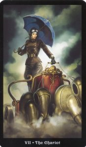 The Chariot from The Steampunk Tarot