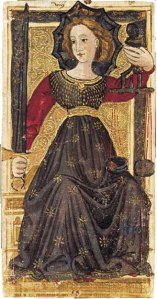 Justice from the Charles VI Tarot